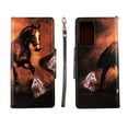 thumbnail image 3 of Brown Horse Case for Samsung Galaxy Note 20 Magnetic Detachable Pu Leather Wallet Cover Flap Closure and Snap-on Book Style Cases Card Holders Wrist Strap 2 in 1 Folio, 3 of 3