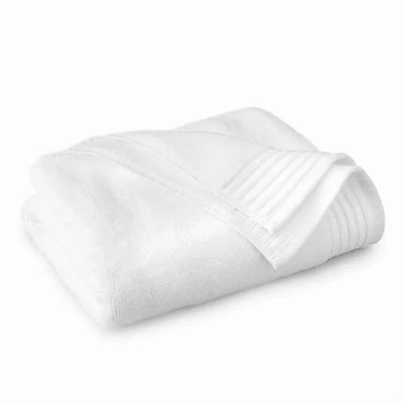 Egyptian Cotton Bath Towel For Everyone-White Heavyweight 600 Gsm Luxury Towel-1