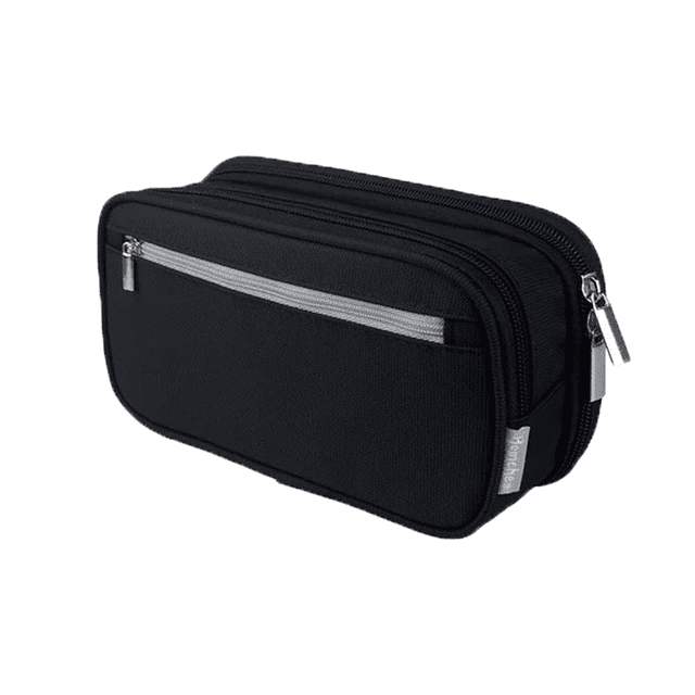 Estuche de lápices de gran capacidad Estuche de lápices grande bolsa de almacenamiento bolsa de cosméticos material de oficina escolar caja de almacenamiento de papelería Adepaton CPB-DE-LYY2460-1