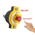 thumbnail image 4 of ziyahi Interrupteur Rotatif 12V-48V DC avec Réinitialisation Manuelle Durable Fiable Facile à Installer 60A, 4 of 6