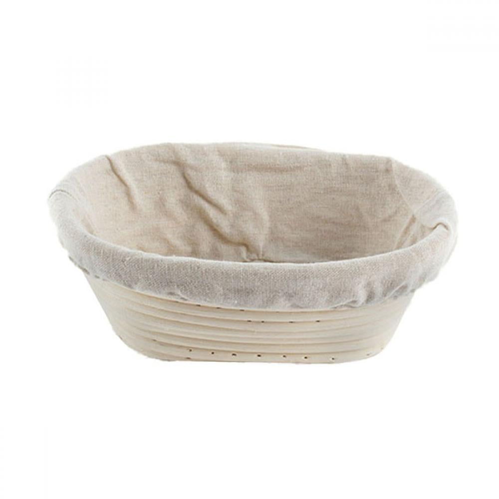 25*15*8 Inch Premium Oval Basket with Liner Perfect Brotform