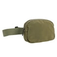 thumbnail image 3 of Riñonera al aire libre Riñonera de nailon de tamaño pequeño con cinturón regulable para mujer Correr Senderismo Verde militar YUNYI BRAND Deportes, 3 of 8