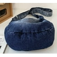 thumbnail image 5 of CoCopeaunt Fashion Denim Tote Shoulder Bag for Women Men Vintage Large Hobo Crossbody Bag, 5 of 7