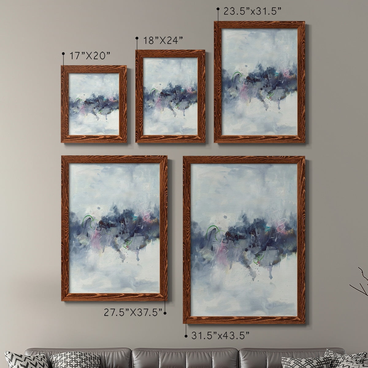Birds I - Premium Framed Canvas 2 Piece Set - Ready to Hang