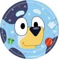 thumbnail image 4 of Vajilla para fiesta de cumpleaños con diseño de perro de ojos azules, bingos, vasos, platos, manteles, globos, suministros para fiesta de cumpleaños de baby shower, 4 of 5