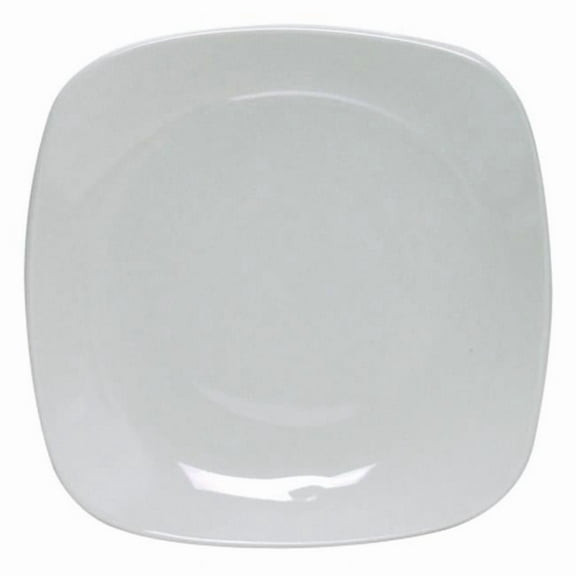 Tuxton China BEH-090C 9 in. x 9 in. Square Plate - Eggshell - 1 Dozen