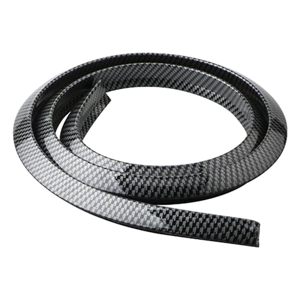 Arco de ceja para rueda de coche, 150 cm, accesorios para automóviles, protector flexible de carbono Patrón de fibra de carbono