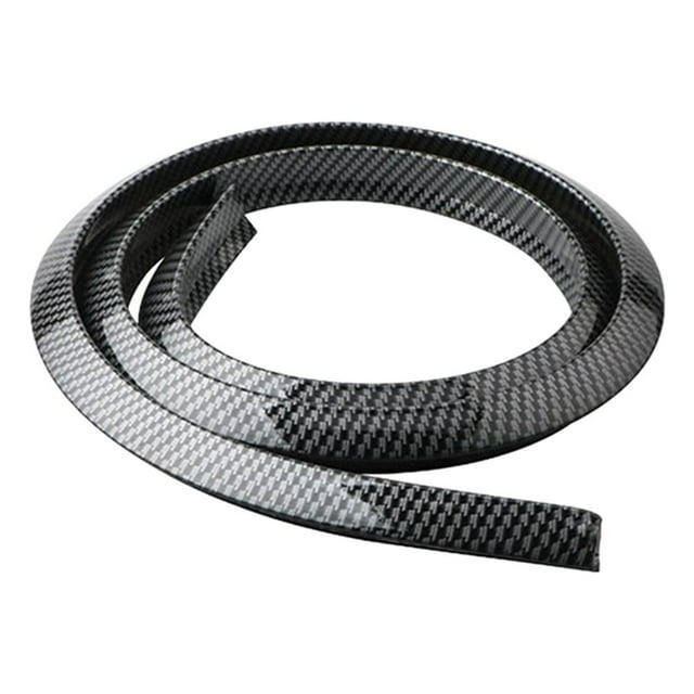 Embellecedor de Arco de Cejas Perfecl para Rueda de Coche 150cm Patrón de Fibra de Carbono