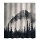 thumbnail image 1 of Billuyoard Cortina de ducha de paisaje de poliéster con patrones de impresión claros cortina de ducha impermeable segura Juegos de accesorios de baño uno, 1 of 6