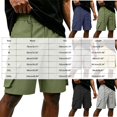thumbnail image 4 of Zshosam Shorts Men Graphic Men's Hiking Shorts Lightweight Quick Dry Cargo Shorts with Pockets (Light Gray,S), 4 of 9