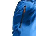 thumbnail image 6 of BXINGOHAI Mens Sweat Shorts Athletic Casual Jogger Shorts with Zipper Pockets Sky Blue,M, 6 of 6