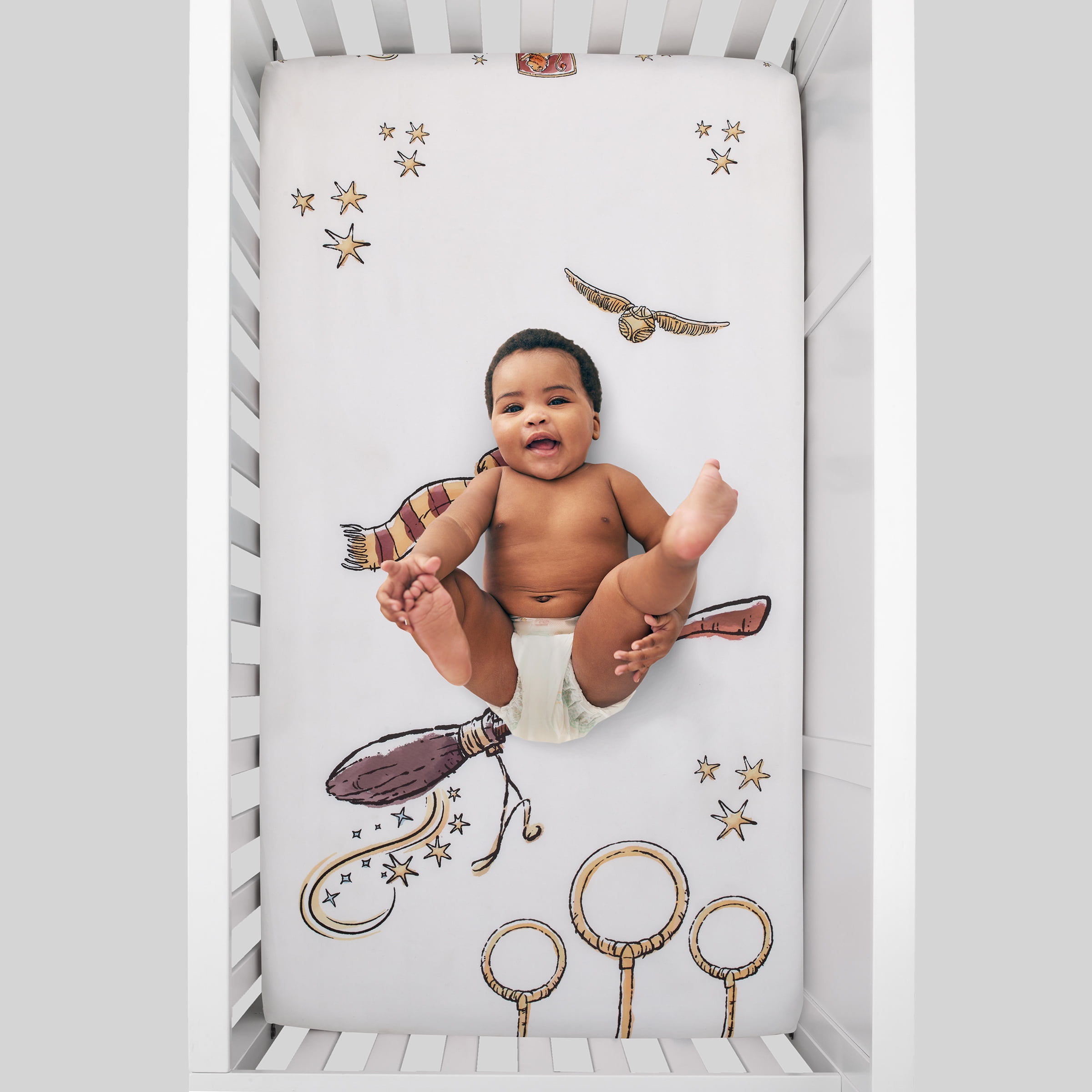 Warner Bros. Harry Potter Magical Moments Fitted Crib Sheet