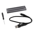 thumbnail image 2 of M.2 SSD HDD Enclosure NVMe NGFF Dual Protocol HDD Enclosure RGB Cool Light Multi-Function Convenient HDD Enclosure, 2 of 5