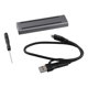 thumbnail image 3 of M.2 SSD HDD Enclosure NVMe NGFF Dual Protocol HDD Enclosure RGB Cool Light Multi-Function Convenient HDD Enclosure, 3 of 5