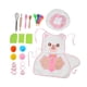 thumbnail image 3 of Juego de hornear para niños con delantal, sombrero, rodillo, cuchara de madera, cepillo, juego de cocina para hornear, juego de cocina para niños y niñas, 3 of 8