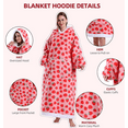 thumbnail image 4 of Oversized Wearable Blanket Sweatshirt, Thick Warm Fleece Cozy Sherpa Hooded with Pockets and Sleeves Gift for Adult, 4 of 6