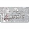 thumbnail image 3 of Winter Tree Christmas Address Labels - Modern Holiday Return Address Label, 3 of 4
