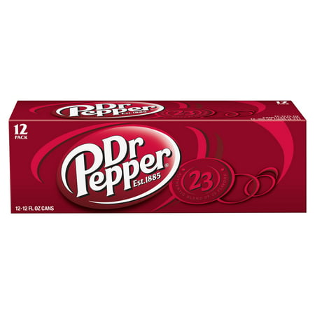 (2 Pack) Dr Pepper, 12 Fl Oz Cans, 12 Ct (Best Dr Pepper E Liquid)