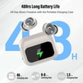 thumbnail image 6 of Sleep Earbuds Bluetooth 5.4 in Ear Smart Touch Screen Headphones, 48H Noise Cancelling Ear Buds with 5 EQ Modes, Mini Wireless Headphones Small Design for Side Sleepers, Clear Calls Earphones, IPX7, 6 of 9