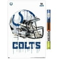 thumbnail image 1 of NFL Indianapolis Colts - Drip Helmet 20 Wall Poster, 22.375" x 34", 1 of 4