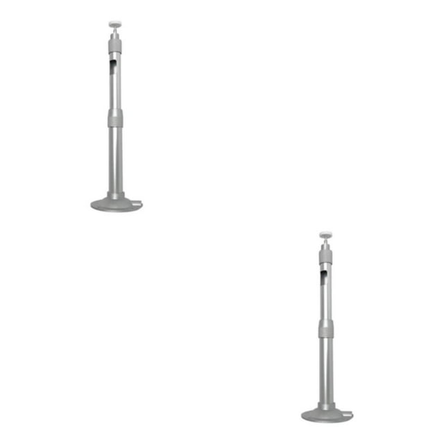 Bearachild Cada soporte de poste de extensión, soporte Universal plateado, innovador, portátil, telescópico de aleación, rango Go 20 20 a 40 cm 2Conjunto