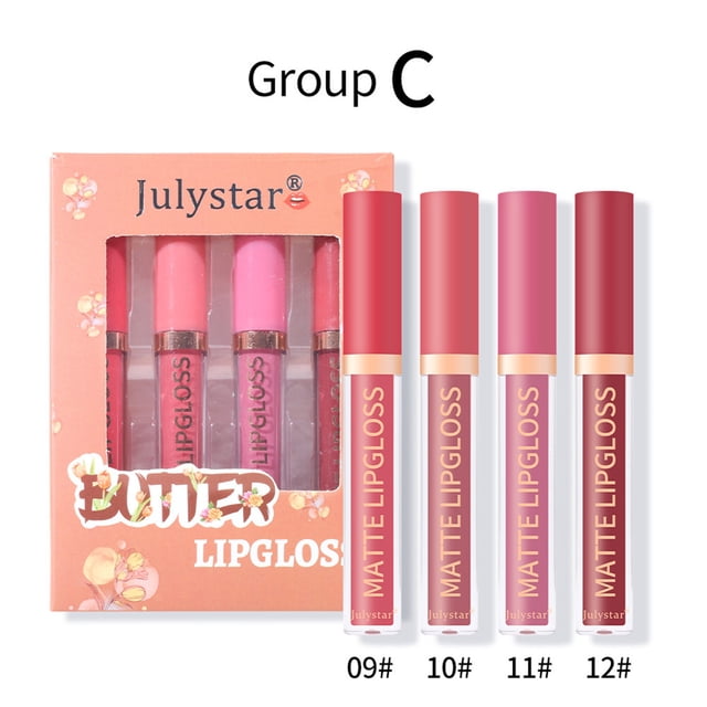 Fiudx Kit de Brillo Labial Hidratante de Larga Duración Water Light Mirror, Color Perlado, Tridimensional, No Se Desvanece.