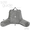thumbnail image 6 of Milliard Reading Pillow with Shredded Memory Foam, Large Adult Backrest with Arms, Back Support for Sitting Up in Bed with Washable Cover (Sit up Pillow), 6 of 9