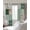 Green, variant on Boho Spring Floral Blackout Curtains for Bedroom/Living Room, Thermal Insulated Kitchen Curtains, Vintage Flowers Patchwork Plaid Pink Grommet Darkening Window Treatment Drapes 42"x84"x2