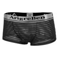 thumbnail image 1 of Calzoncillos a rayas de malla sólida Calzoncillos cortos Calzoncillos elásticos suaves para hombres SG Sunnimix Ropa interior de malla de los hombres, 1 of 8