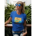 thumbnail image 2 of Bears Hugging Best Buddies Women Royal Blue T-Shirt, Female x-Large, 2 of 4