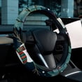 thumbnail image 6 of Christmas Snowman 14.5 Inch Printing PVC Leather Car Wheel Cover Auto Accessories, 6 of 6