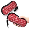 thumbnail image 5 of Zufioo Hohoho Print Sunglasses Case Tactical Zipper Sunglasses Carrying Case for Men Women, 5 of 6
