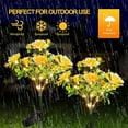 thumbnail image 2 of Advancent Protección solar durable de las linternas del clavel del acero inoxidable durante 10-12 horas de energía solar de siembra anti Jardín y Patio púrpura, 2 of 6