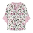 thumbnail image 5 of Blouses for women dressy casual Polyester Soft Clothing XL Pink womens blouses, 5 of 5