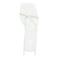 thumbnail image 3 of BAR III Womens White Strappy Padded Alana Square Toe Sculpted Heel Lace-Up Heeled Thong Sandals 9.5 M, 3 of 4