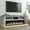 Gray, variant on VanAcc 75” Fireplace TV stand with 60”, Chunky Entertainment Center with, Color Clash Entertainment Stand for TVs up to 85”, Black&Brown
