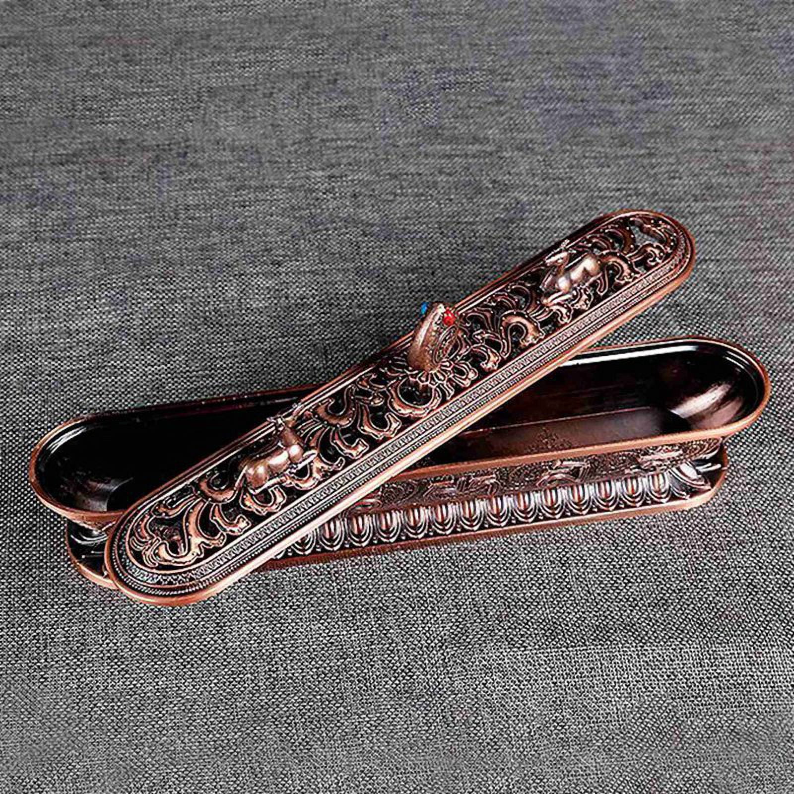 6X Tibet Incense Burner Antique Handmade Incense Stick Holder  Teahouse Home  Decoration Crafts Ornaments 3