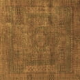 thumbnail image 1 of Ahgly Company Indoor Square Abstract Brown Modern Area Rugs, 3' Square, 1 of 4