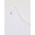 thumbnail image 4 of Pack de 4 camisas sin mangas de algodón acanalado de Shirt Nautica, color blanco, 4 of 4