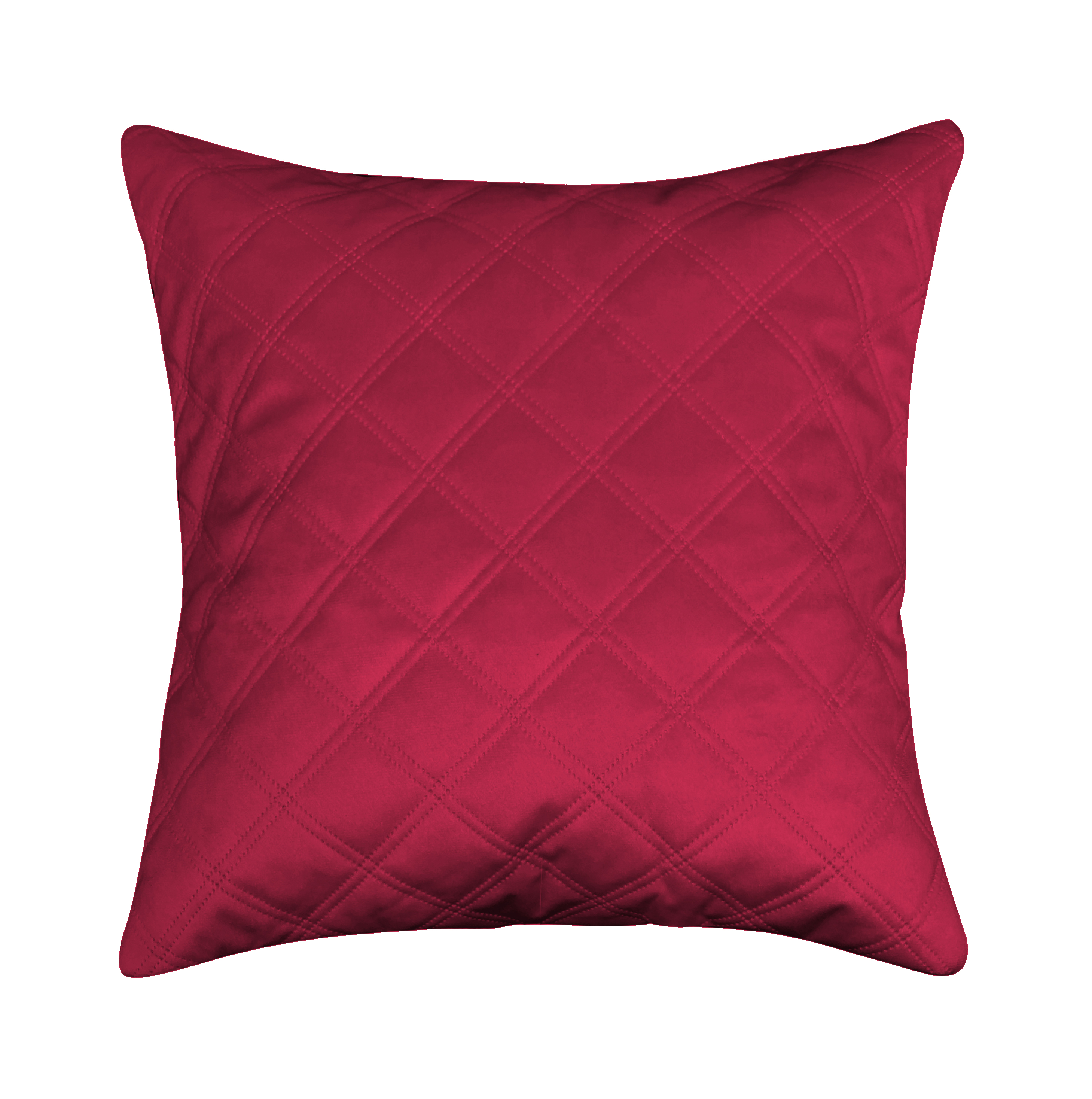 Emerson Velvet Embossed Throw Pillow 18x18 Red