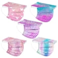 thumbnail image 1 of Cubiertas Faciales Impresas De Una Sola Vez Para Niños 3 Capas Transpirables Cubiertas Bucales Para Niños Para Niños Escuela Patrones De Mezcla Al Aire Libre 50 Uds Kearding CE007395-03, 1 of 6