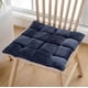 thumbnail image 1 of Cojín aislante de invierno | Almohada cuadrada de algodón de 42 x 42 cm | Soporte multifuncional para espalda y lumbar | Azul oscuro, beige, café, gris y amarillo | 1 unidad, 1 of 6