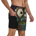 thumbnail image 3 of Goofa Boho Owl Printed Men's Swim Trunks Board Shorts Quick Dry Mens Swimming Trunks with Compression Liner,Breathable Fit Hawaii Beach Shorts-Medium, 3 of 9
