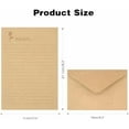thumbnail image 3 of Quivanta 72 PCS Vintage Stationery Set,24 Stationery Writing Papers with 12 Matching Envelopes,Old Looking Stationary Kit for Writing Letters and Invitations, 3 of 7