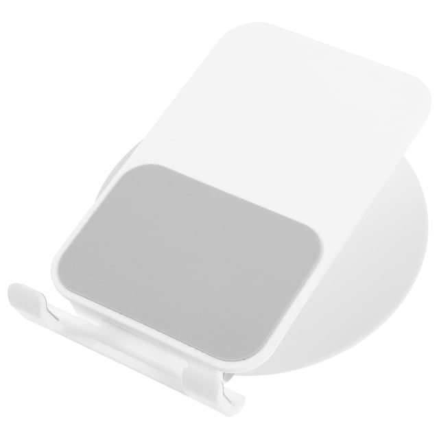 USHOBE Minimalist Mobile Phone Tablet Holder Adjustable Aluminum Alloy White for General Users 1Pcs