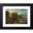 thumbnail image 2 of John Constable 18x14 Black Modern Framed Museum Art Print Titled - Stratford Mill (1819-1820), 2 of 5