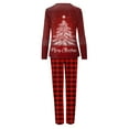 thumbnail image 6 of Onlypjs Matching Family Christmas Pajamas Set for Men, Women and Couples – Holiday Plaid Tree Print Sleepwear, 6 of 6