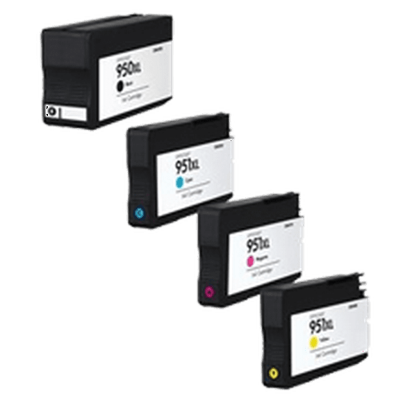 Zoomtoner Compatible HP OfficeJet Pro 8630 HP 950 / 951 XL INK / INKJET Cartridge Set Black Cyan Yellow Magenta