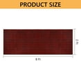 thumbnail image 2 of Semfri Runner Rugs 2 x 8 ft Carpet Runner Striped Rug Area Rugs for Aisle Hallway Balcony Garage Entryway Stair Red, 2 of 7