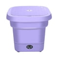 thumbnail image 2 of Mini Portable Washing Machine, Foldable Dehydrator, Large Capacity Drum, Energy-Efficient, for RVs, Dorms, Travel, Fast Spin, Quiet Operation, Stainless Steel, Compact Design, Home Use Soulcaz, 2 of 9